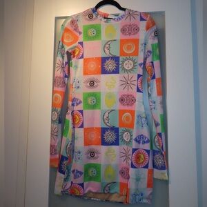 AFRM Patterned Mini Dress size M - worn once